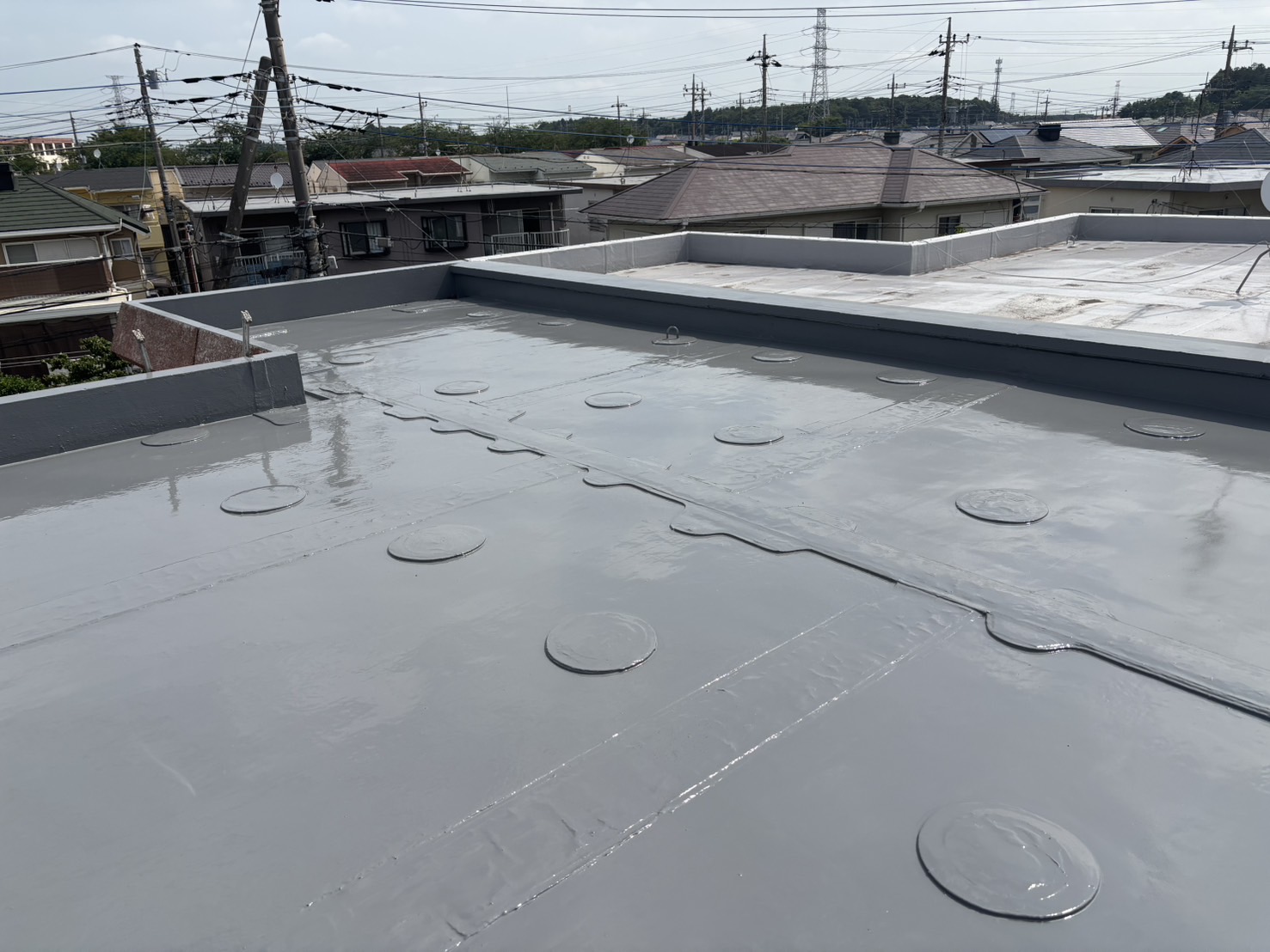 白井市S様邸屋上防水工事_before after