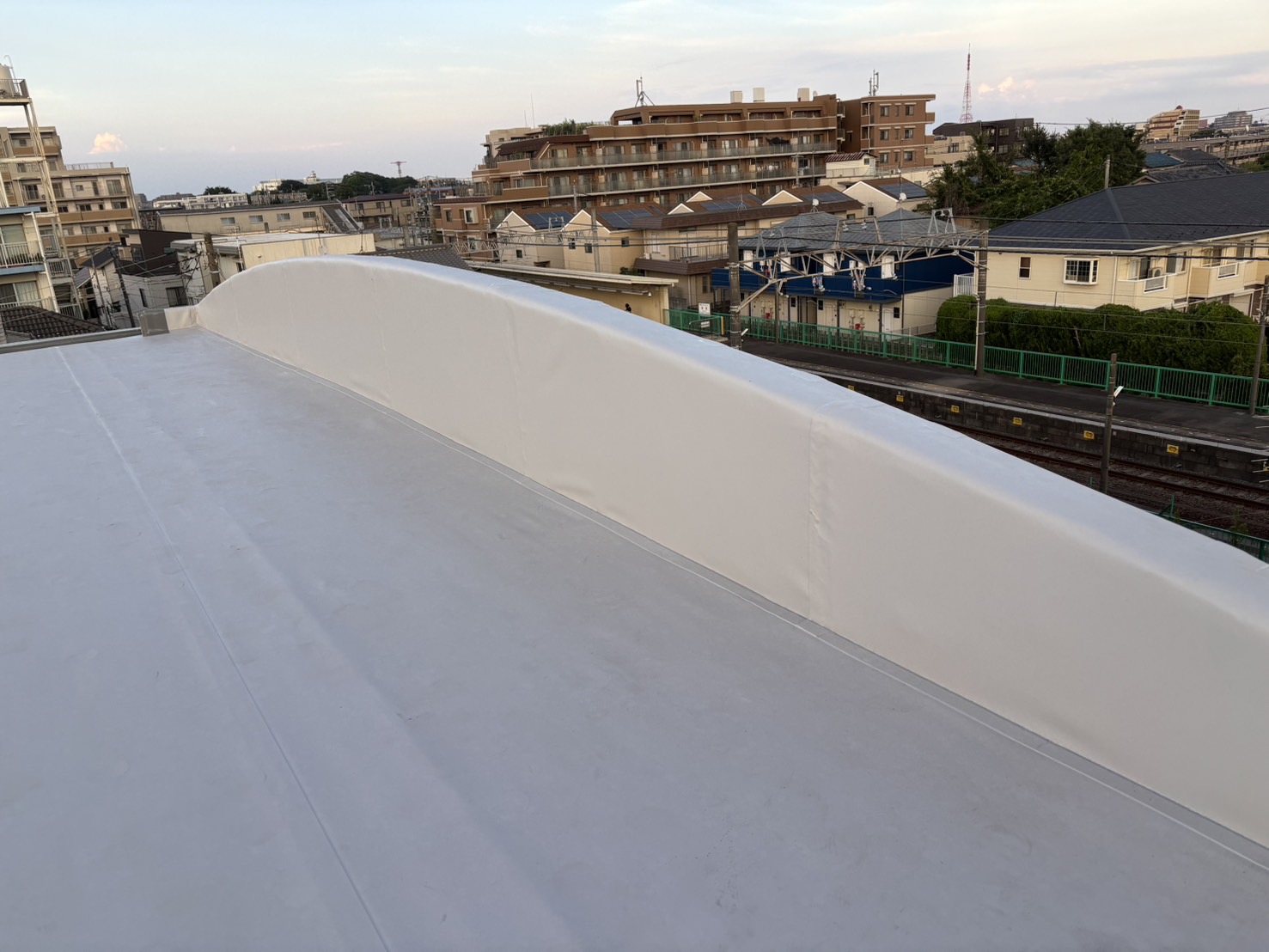 船橋市マンション屋上防水工事_before after
