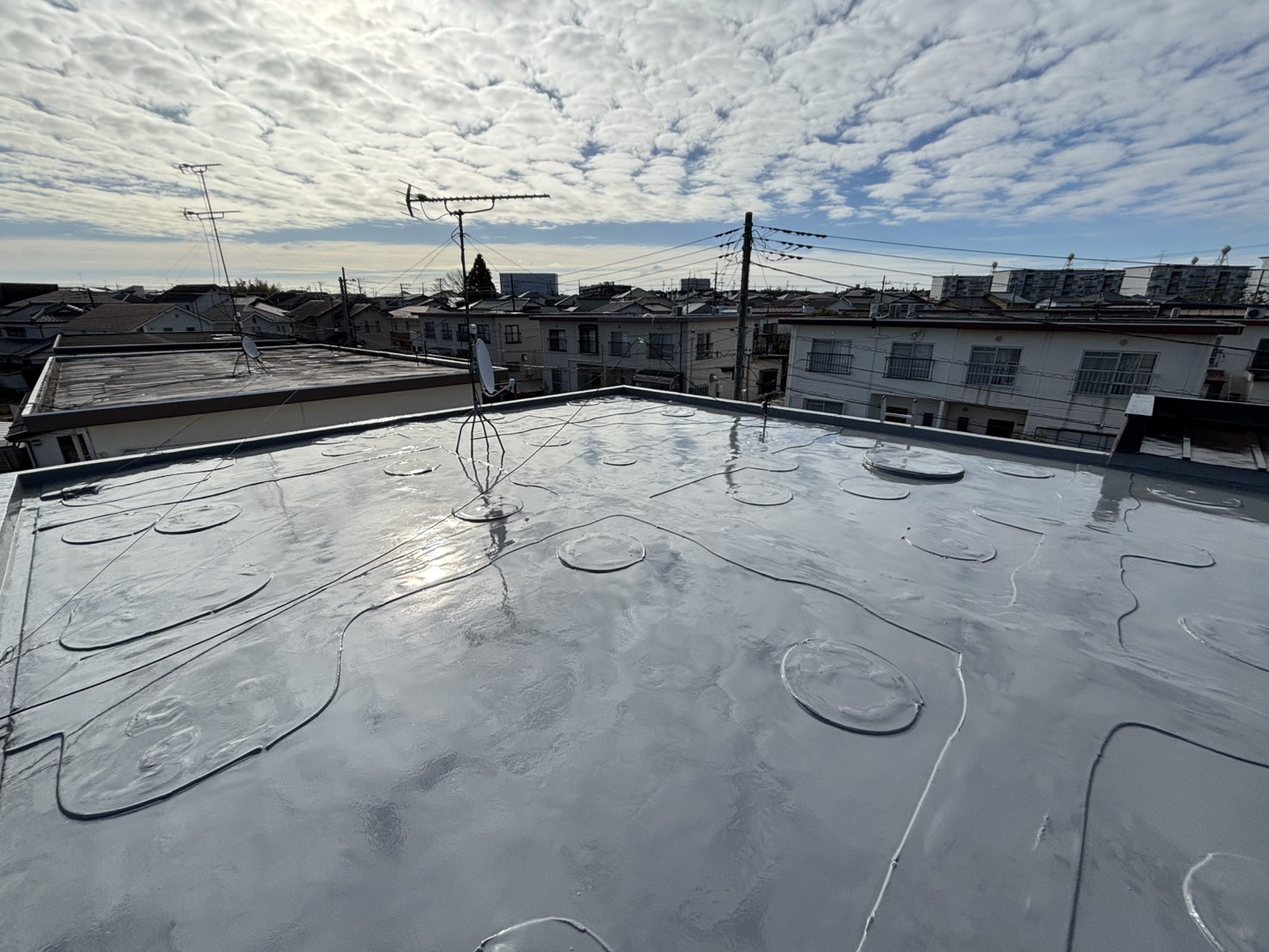 成田市N様邸 屋上防水工事_before after